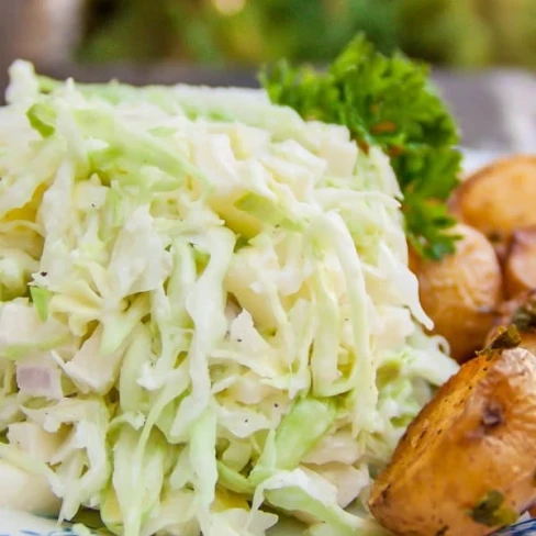 Creamy Apple Cole Slaw Image