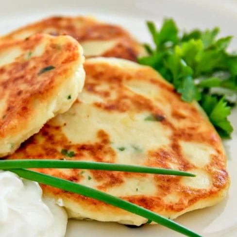 Parmesan Herb Potato Pancakes Image