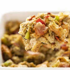 Thanksgiving Bacon Stuffing Recipe Page