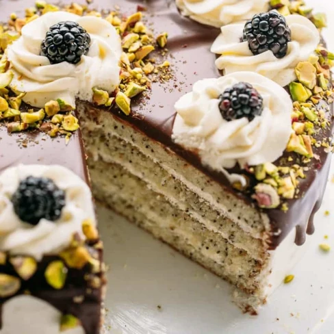 Poppy Seed Cake with Chocolate Ganache Image