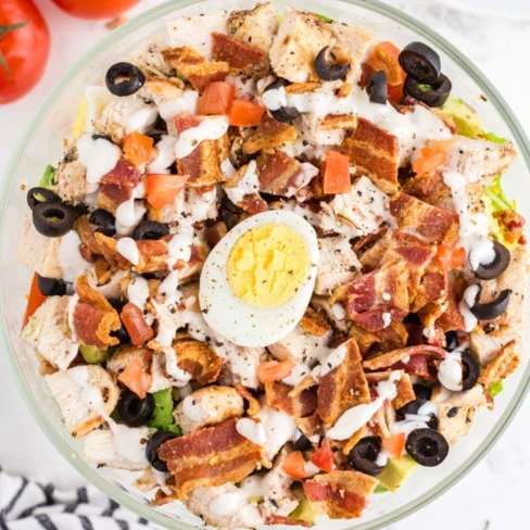 Chicken Bacon Ranch Layer Salad Image