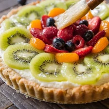 Fresh Fruit Tart with Vanilla Mascarpone Cream Recipe Page