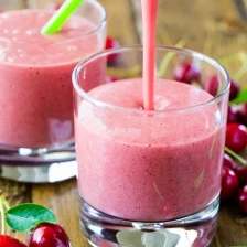 Strawberry Cherry Smoothies Recipe Page