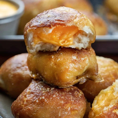 Cheese Stuffed Pretzel Bombs Image