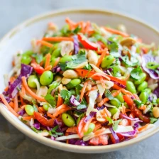 Asian Slaw with Ginger Peanut Dressing Recipe Page