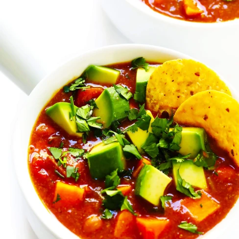 Sweet Potato Enchilada Soup Image