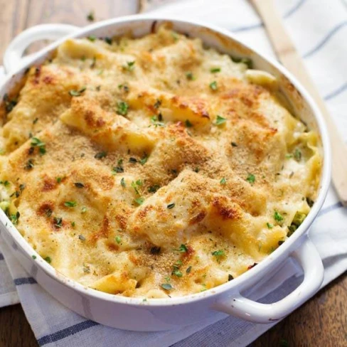 Garlic Parmesan Chicken Lasagna Bake Image