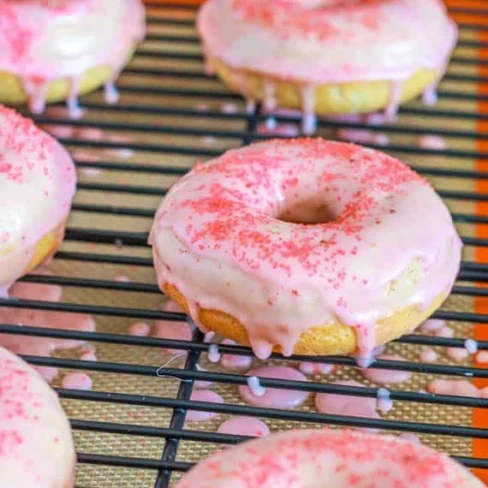 Strawberry Frosted Donuts Image