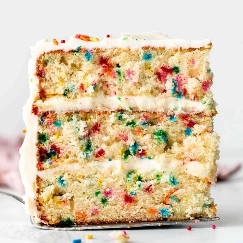 Confetti Birthday Cake Image