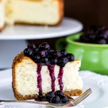 Easy Cheesecake Recipe with Blueberry Topping (No Water Bath Required!) Recipe Page