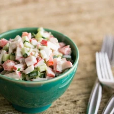 Crab Salad with Cucumber and Tomato Recipe Recipe Page