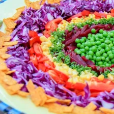 Red Cabbage Wreath Salad Recipe Page