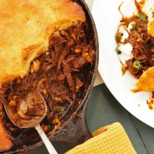 The Best Tamale Pie With Braised Skirt Steak, Charred Corn, and Brown Butter Cornbread Crust Recipe Recipe Page