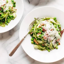 Pesto Asparagus Noodles Recipe Page
