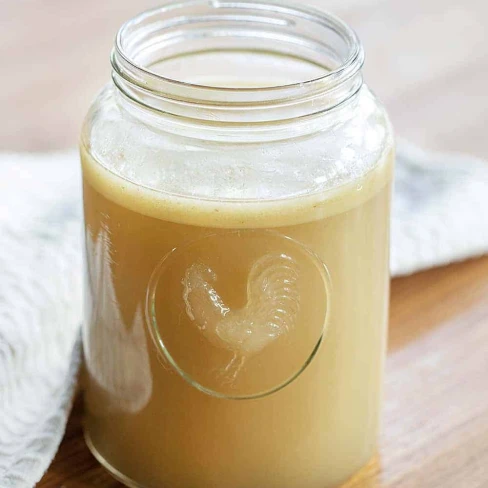 Homemade Chicken Stock Image