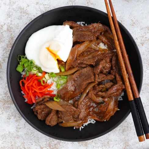 Japanese Beef Bowl Gyudon Image