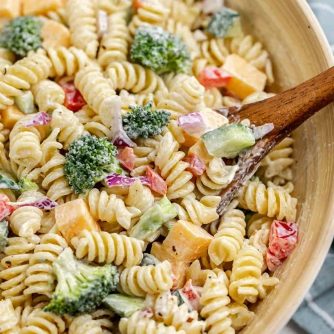 Creamy Ranch Pasta Salad Image