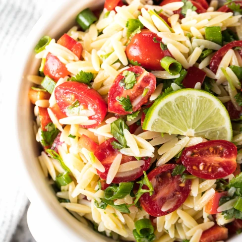 Cilantro-Lime Orzo Pasta Salad Image