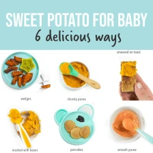 Sweet Potato for Baby - 6 Delicious Ways Recipe Page