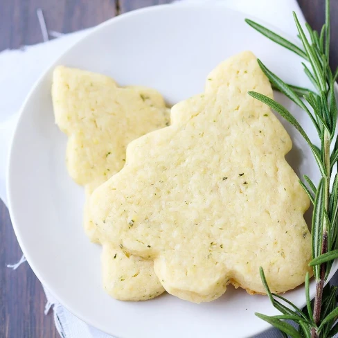 Lemon Rosemary Shortbread Cookies Image