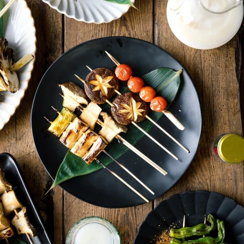 Yakitori-Style Grilled Vegetable (Homemade Yakitori Sauce) Image