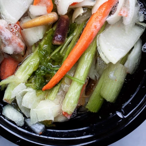 Slow Cooker Vegetable Broth Image