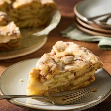 Cinnamon Roll Apple Pie Recipe Page