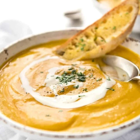 No Chop Roast Pumpkin Soup Image