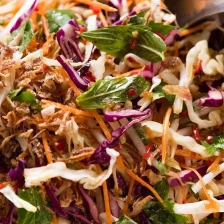 Asian Slaw - crunchy Oriental Cabbage Salad with Asian Dressing Recipe Page