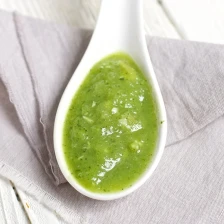 Green Baby Puree with Chicken Recipe Page