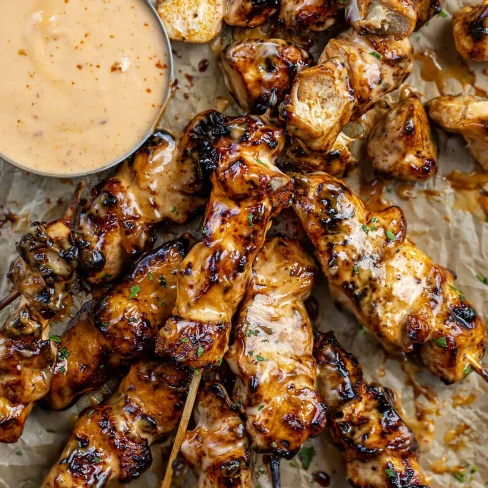 Bang Bang Chicken Skewers Image