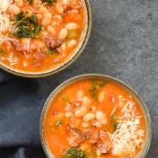 Smoky White Bean and Ham Soup Recipe Page