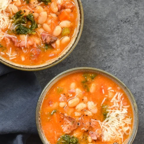 Smoky White Bean and Ham Soup Image