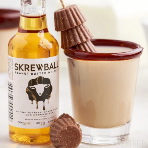 Skrewball Whiskey Reese Cup Shot Image