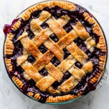 Homemade Blueberry Pie Recipe Page