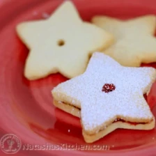 Shortbread Cookies with Raspberry Preserves Recipe Page