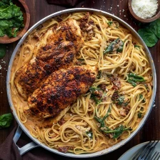 Spicy Tuscan Chicken Pasta Recipe Page