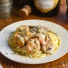 Champagne Shrimp Pasta Recipe Page