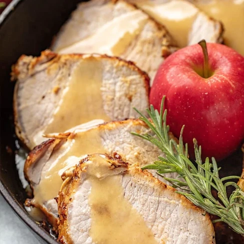 Apple-Glazed Roasted Pork Loin Image