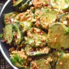 Cucumbers In Spicy Peanut Sauce Recipe Page