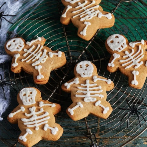 Gingerbread Skeleton Cookies Image