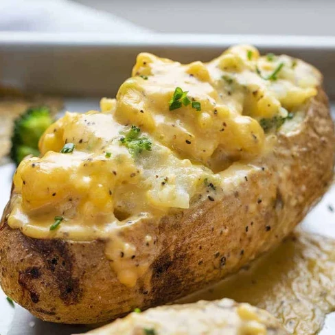 Broccoli Cheese Twice Baked Potato Image