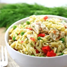 Lemon-Dill Chicken and Orzo Pasta Salad Recipe Page