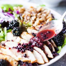 Blackberry Balsamic Chicken Salad Recipe Page