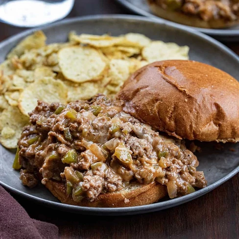 Philly Cheesesteak Sloppy Joes Image