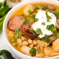 Cajun White Chicken Chili Recipe Page