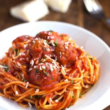 Skinny Spaghetti And Meatballs Recipe Page