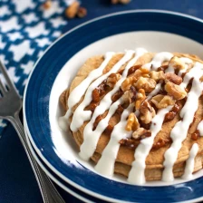 Healthy Cinnamon Roll Pancakes Recipe Page