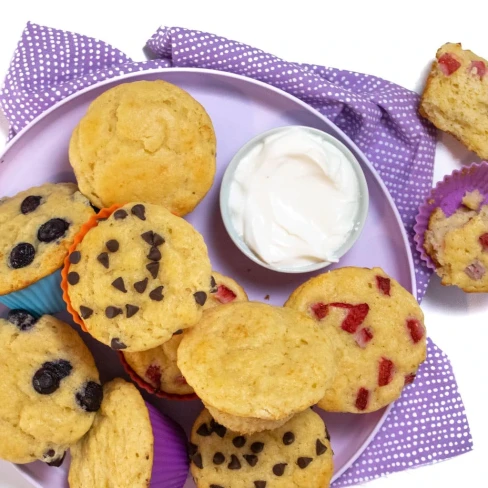 Quick-Baked Muffins with Greek Yogurt (Kid Friendly!) Image