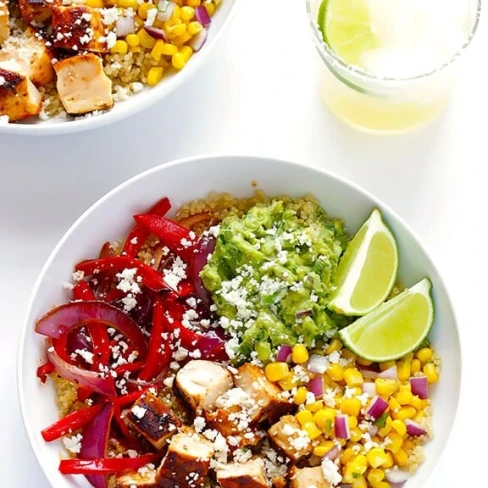 Chicken Quinoa Burrito Bowls Image